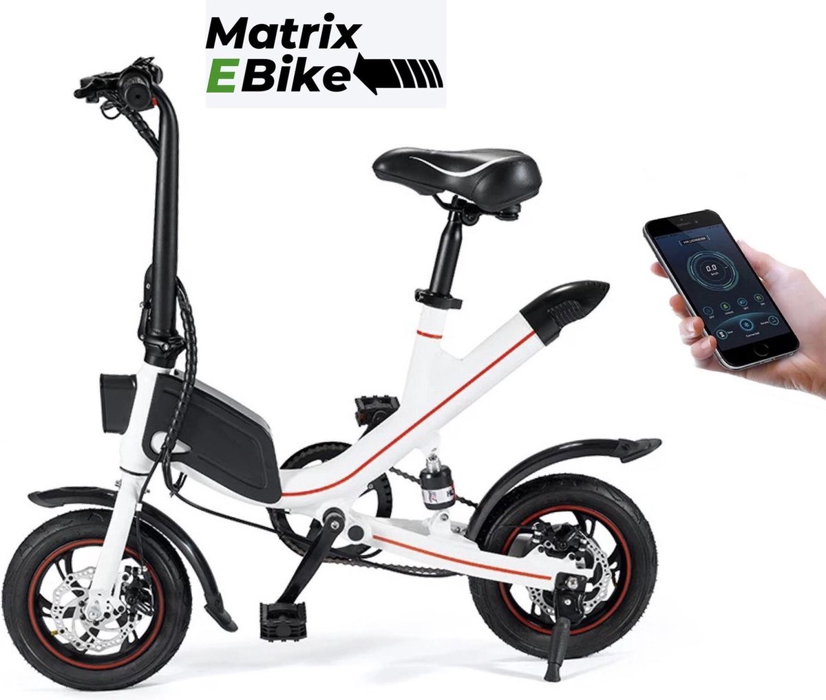 OUXI Elektrische Fiets - E BIKE - Fiets - City Bike - Stad Fiets - Bike - Fietsen - eBike - Wit