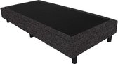 Bedworld Boxspring 100x210 - Tweedlook - Donker bruin (M94)