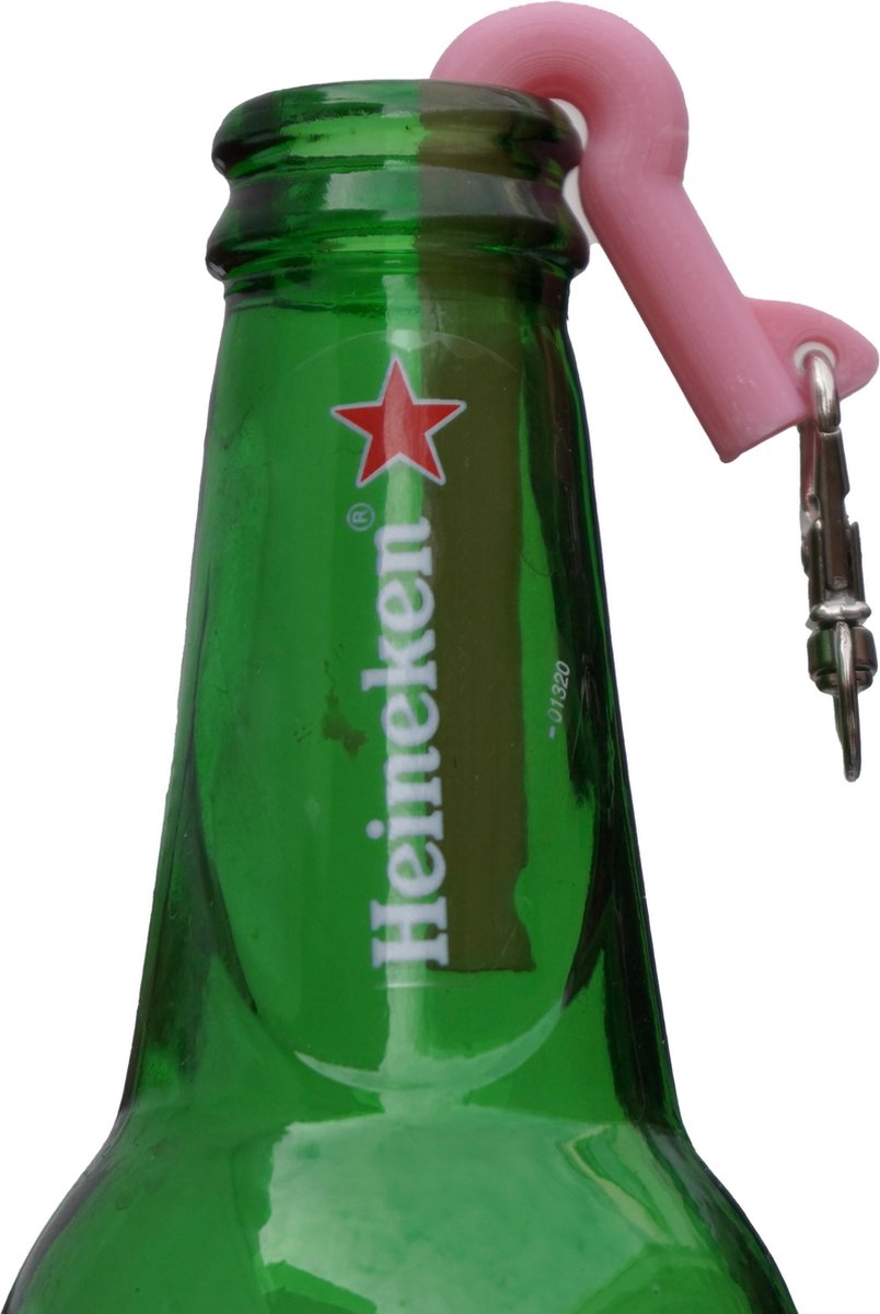 RietCycle Roze - Sleutelhanger - Bier Adten - Herbruikbare Riet