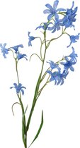 Viv! Home Luxuries Campanula - zijden bloem - blauw - 77cm - topkwaliteit