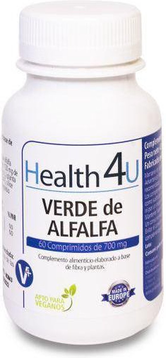 H4u H4u Verde De Alfalfa 700 Mg 60 Comprimidos