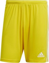 adidas - Squadra 21 Shorts - Geel Voetbalbroekje - M - Geel