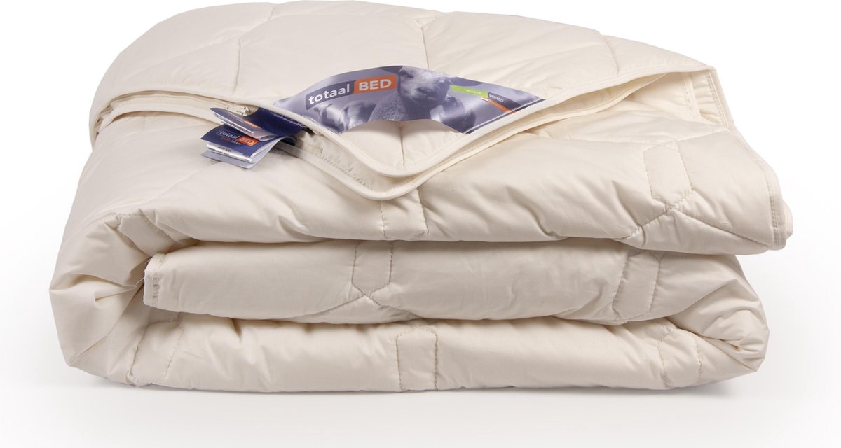 totaalBED Dekbed Romy 100% wol - 4-seizoenen - 240x220 cm - anti-allergisch