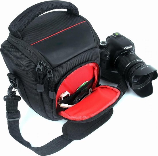wang kousen Ramkoers Cameratas voor foto camera van o.a. Nikon Tas Canon EOS R 4000D 800D 77D  80D 1300D... | bol.com