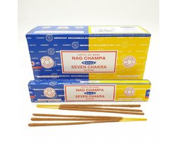 Satya Nag Champa + Seven Chakra wierook