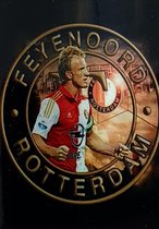 Feyenoord - Dirk Kuijt - 40X50CM- Diamond painting pakket - volledig dekkend - Diamant Schilderen - ronde steentjes