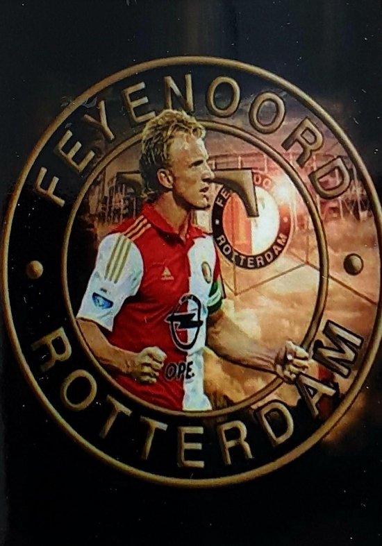 Op de loer liggen Viskeus troon Feyenoord - Dirk Kuijt - 40X50CM- Diamond painting pakket - volledig  dekkend - Diamant... | bol.com
