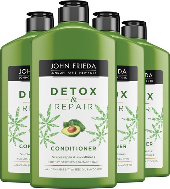 4x John Frieda Detox & Repair Conditioner 250 ml
