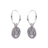 Karma Hoops Coin M1967 Oorringen Silver