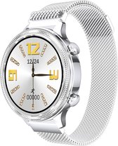 SmartWatch-Trends SM3 - Smartwatch - Hartslagmeter -Zuurstofmeter - Dames Watch - Zilverkleurig
