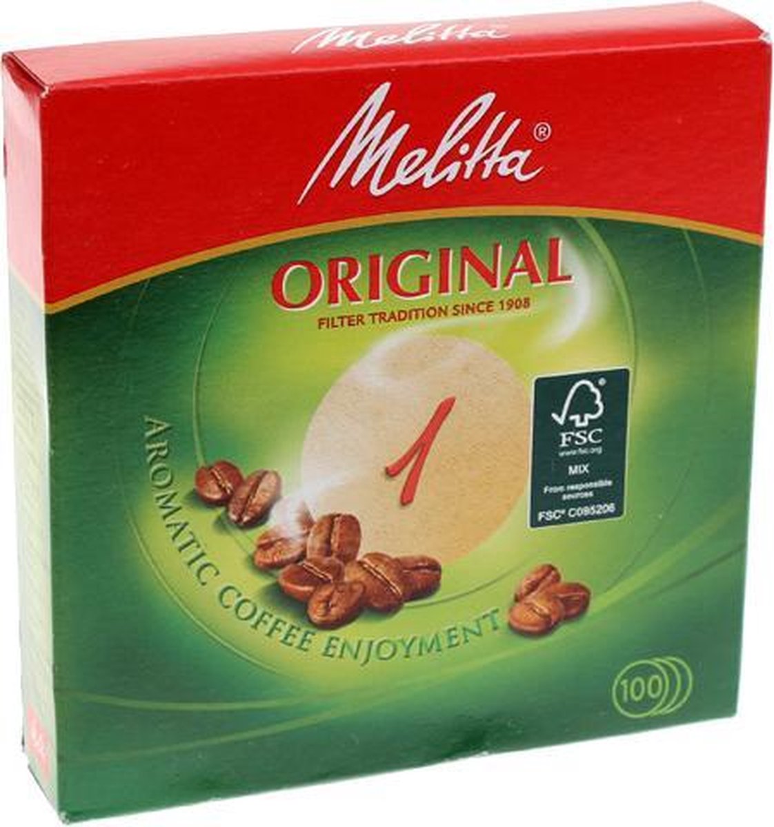 Melitta No 1 Coffee Filter Paper About 9.4 Cm Note 1 Package With 100 Filters