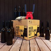 Brewferm® Beer Bottling Kit -  bier zelf bottelen - flessenset - kroonkurkapparaat - 100 kroonkurken - 12 flessen van 33 cl