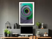 Artgeist - Schilderij - Green Record - Multicolor - 30 X 45 Cm