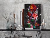 Doe-het-zelf op canvas schilderen - Spotted Leopard-40x60