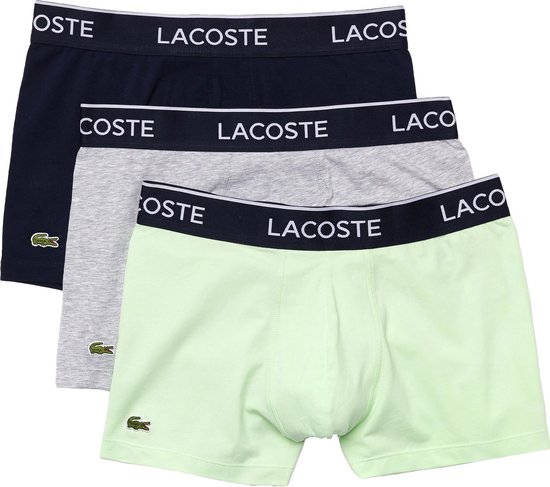 Lacoste Casual Short Onderbroek - Mannen - licht groen - grijs - navy |  bol.com