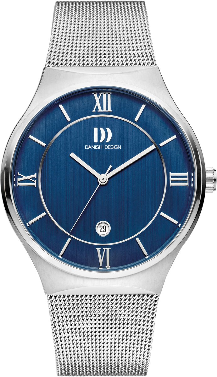 Danish Design Steel horloge - Zilverkleurig