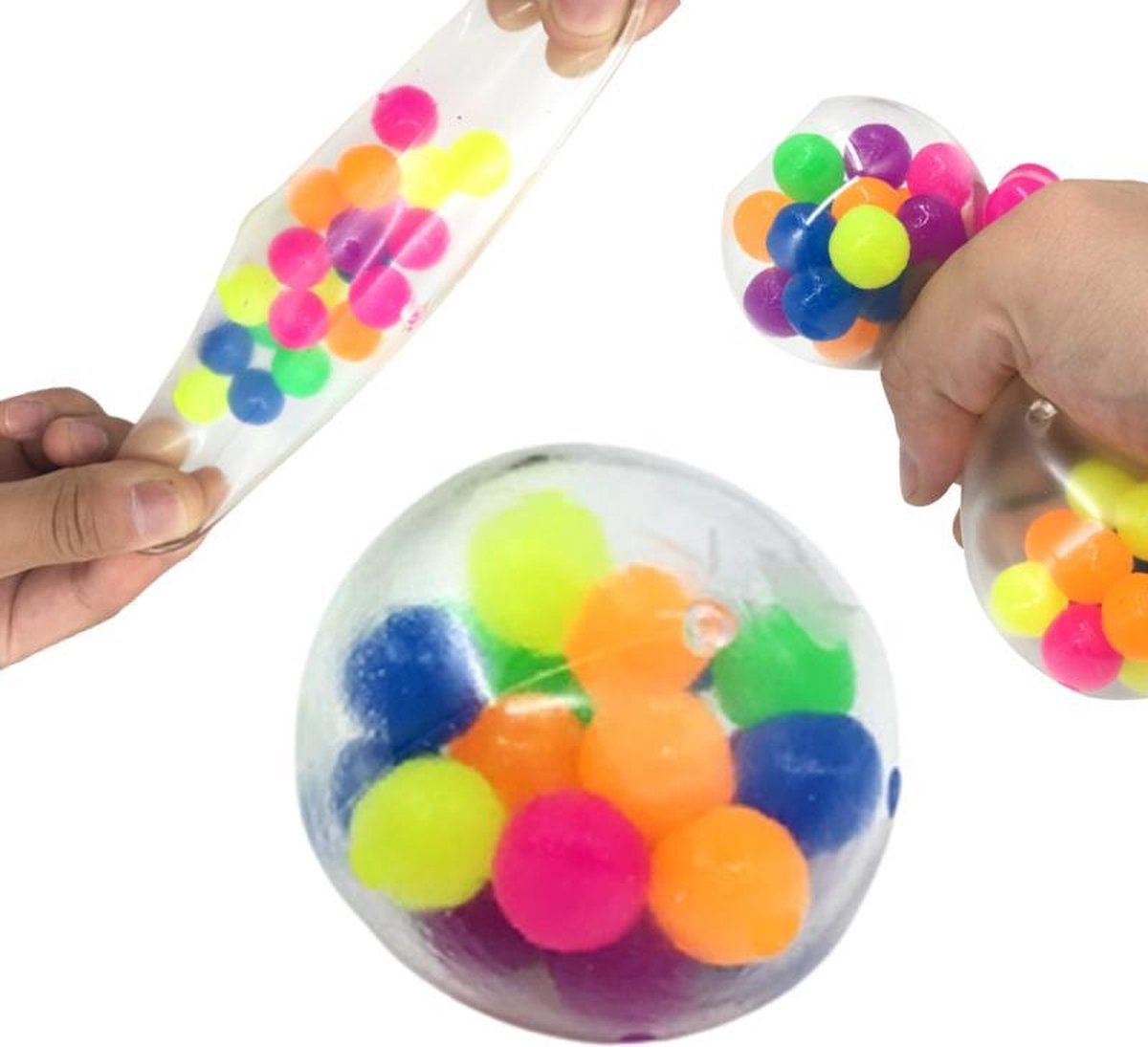 DNA stress Ball Fidget toys Stressbal orbeez Regenboog