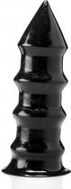 XXLTOYS - Plug&Play 7 - XXL Plug - Inbrenglengte 22 X 6.7 cm - Black - Uniek design Buttplug - Stevige Anaal plug - Made in Europe