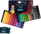 Artina Artilo potloden voor kinderen kleurpotloden set van 72 - FSC Gecertificeerde stiften onbreekbaar