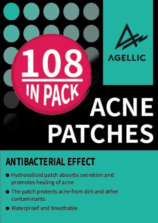 Agellic Pimple Patch - Hydrocolloïd Materiaal - 2 Maten - 108 stuks