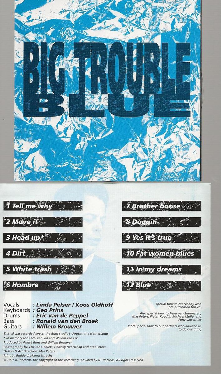 BIG TROUBLE "BLUE " - CD ALBUM