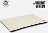 The Doggy Wool Blanket White-Beige M 74X52 CM