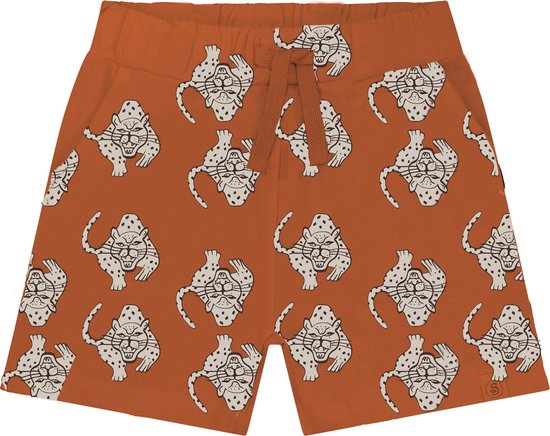 Smitten organic unisex shorts in met Magische luipaard all-over print