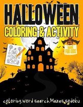 Halloween Coloring and Activity Book