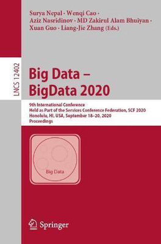 Big Data BigData 2020 - cover
