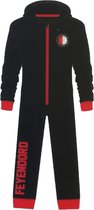 Feyenoord Kids Onesie Zwart / Rood - Maat 116/122
