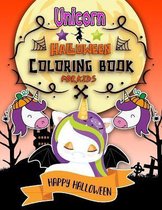 Halloween Unicorn Coloring Book for Kids