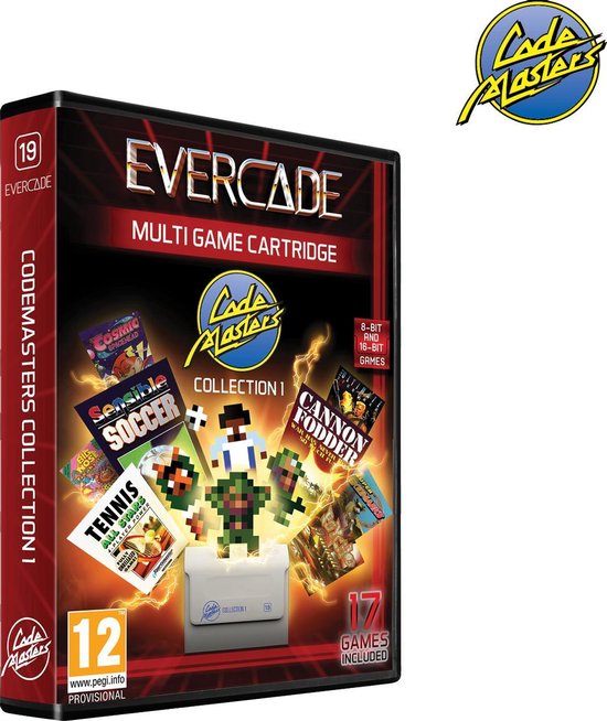 Evercade - Codemasters cartridge 1 - 17 games - Evercade