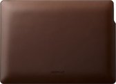 Nomad MacBook Pro Sleeve 16" - Rustic Brown Leather