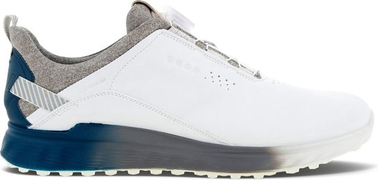Ecco Men's Boa Golf S-Three - Chaussures de sport - Golf - Homme - Wit  Grijs Blauw - 44 | bol.com