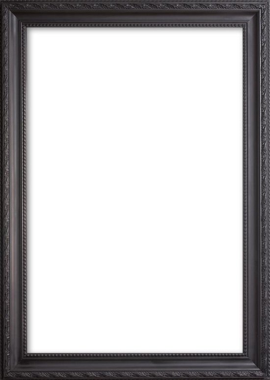 aan de andere kant, Redelijk Afwijzen Barok Lijst 60x60 cm Zwart - Franklin | bol.com
