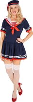 dressforfun - Marinedame M - verkleedkleding kostuum halloween verkleden feestkleding carnavalskleding carnaval feestkledij partykleding - 301425