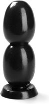 XXLTOYS - Cutie - XXL Plug - Inbrenglengte 16 X 5.5 cm - Black - Uniek design Buttplug - Stevige Anaal plug - Made in Europe