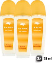 La Rive Deo for Woman Glas - Voordeelverpakking 3 Stuks