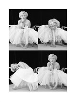 Pyramid Marilyn Monroe Ballerina Sequence Kunstdruk 60x80cm Poster - 60x80cm