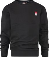 Vingino Basis Crew Jongens Trui - Deep Black - Maat 164