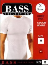 Bassline T-shirt Wit 2 Pack Maat M