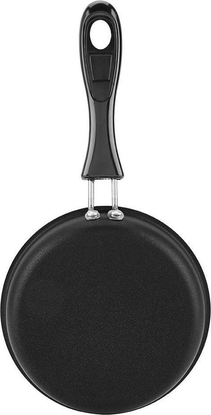 Ultieme Aas Gedeeltelijk Mini-braadpan, 12 cm, ijzeren pan, anti-aanbaklaag, met handgrepen, voor  kleine ronde... | bol.com