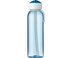 foto van Mepal – Campus flip-up waterfles - Drinkfles - 500 ml – Blauw
