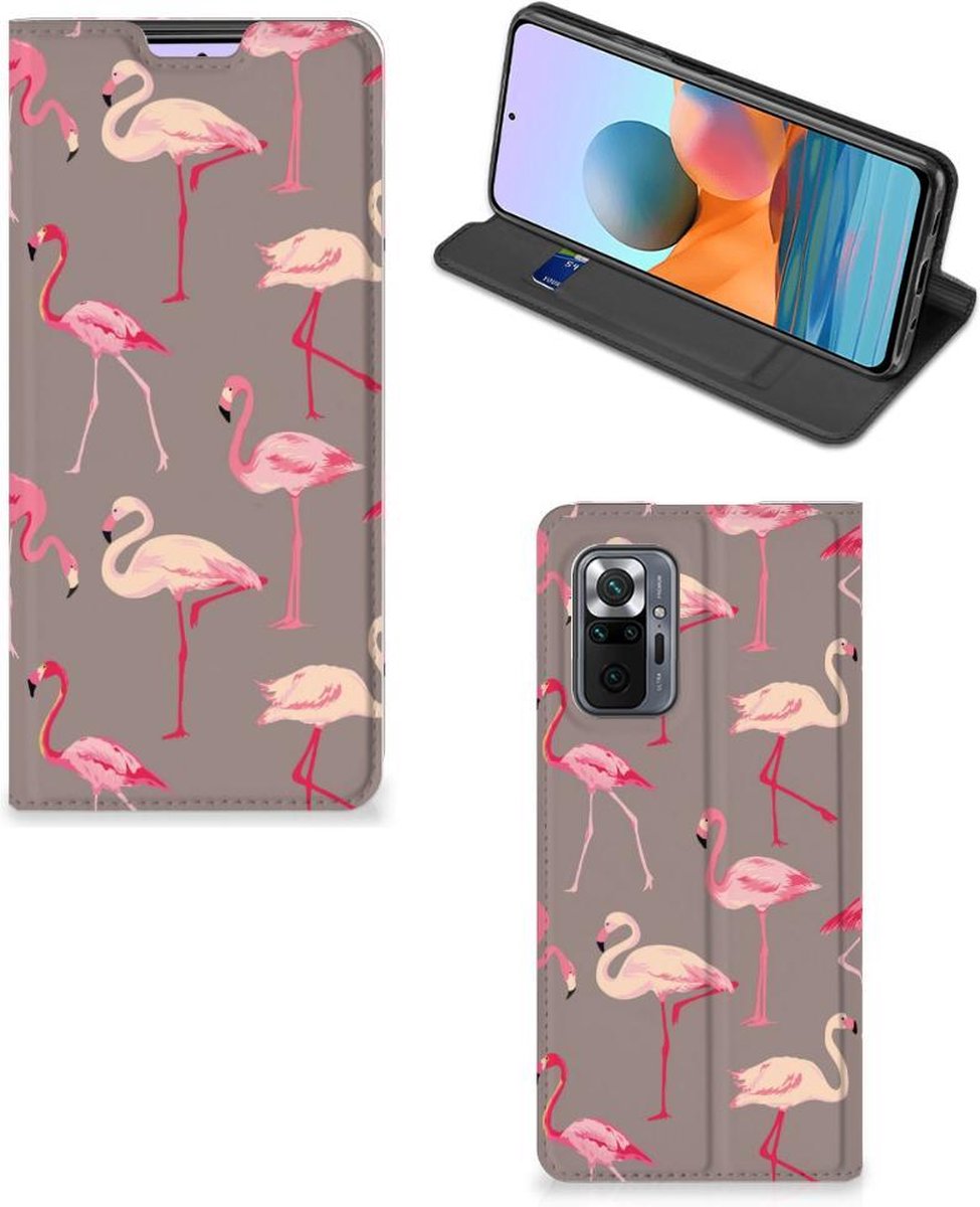 Xiaomi Redmi Note 10 Pro Hoesje maken Flamingo