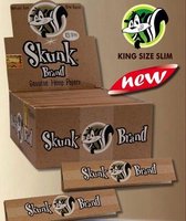 Lange Vloei SKUNK Brand King size Slim Rolling Paper BOX/50