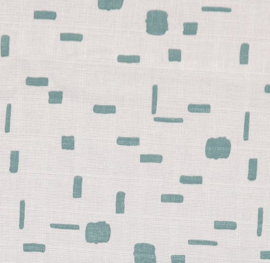 Briljant Baby - Multidoek Hydrofiel XL Art - Swaddle - Inbakerdoek - 120 x 120 - Groen - 3 Stuks van Merkloos — afbeelding 3
