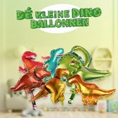 7 Dinosaurus ballonnen  ! | Voor op een kinderfeestje of kinderkamer! | Ook leuk als speelgoed | Op te blazen met een rietje of met helium |