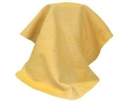 Croll & Denecke Natuurzeem – Lederen ramenlap - Glazenwasser kwaliteit – Streeploos - 55 x 37 cm