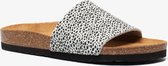 Hush Puppies dames bio teenslippers cheetah print - Wit - Maat 39