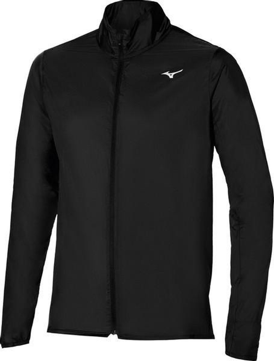 Mizuno Aero Jacket Heren - sportjas - zwart - Mannen